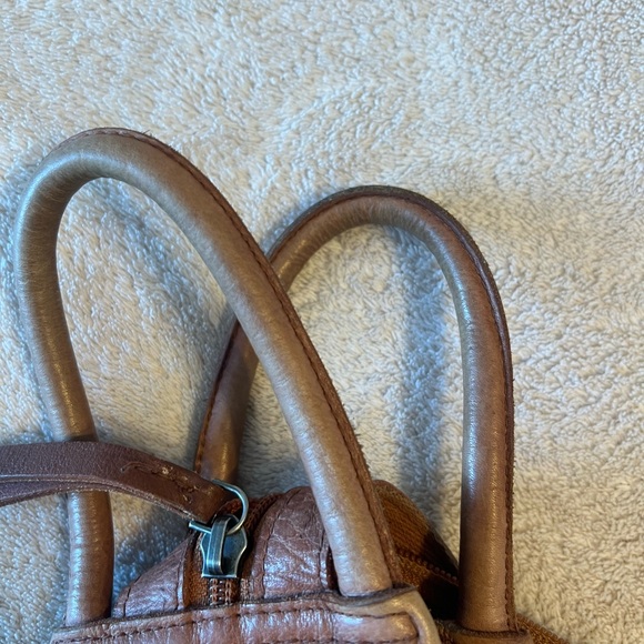 We The Free Brown Leather Backpack - Picture 4 of 12